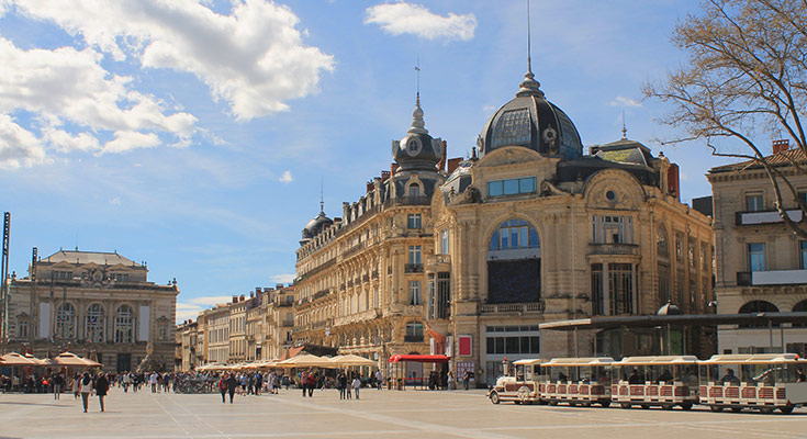 Place de la Comédie à Montpellier