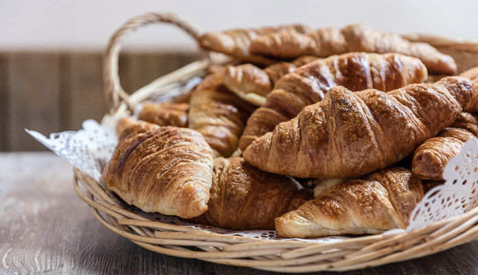 Viennoiseries du service boulangerie du Domaine de Massereau