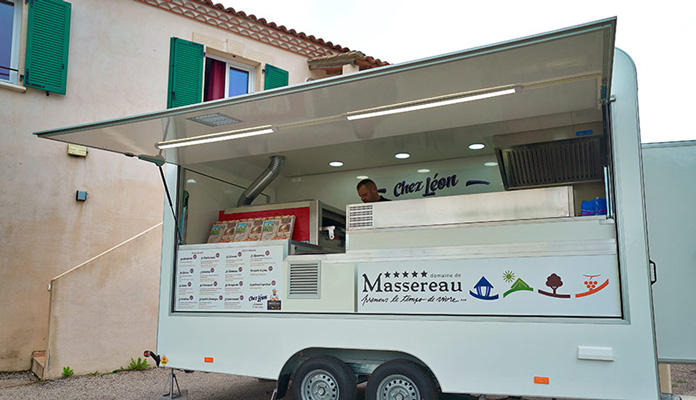 Food truck du camping du Domaine de Massereau