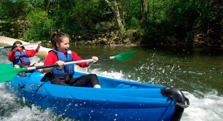 Kayak en famille sur l'Hérault