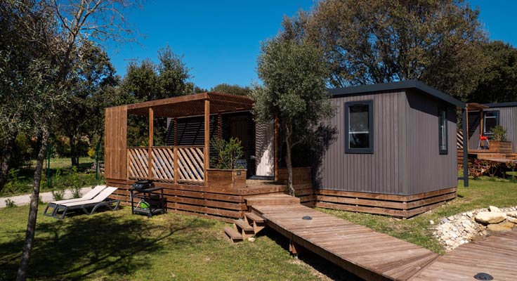 Location de mobil-home ou chalet de luxe dans le Gard entre Nîmes et Montepellier